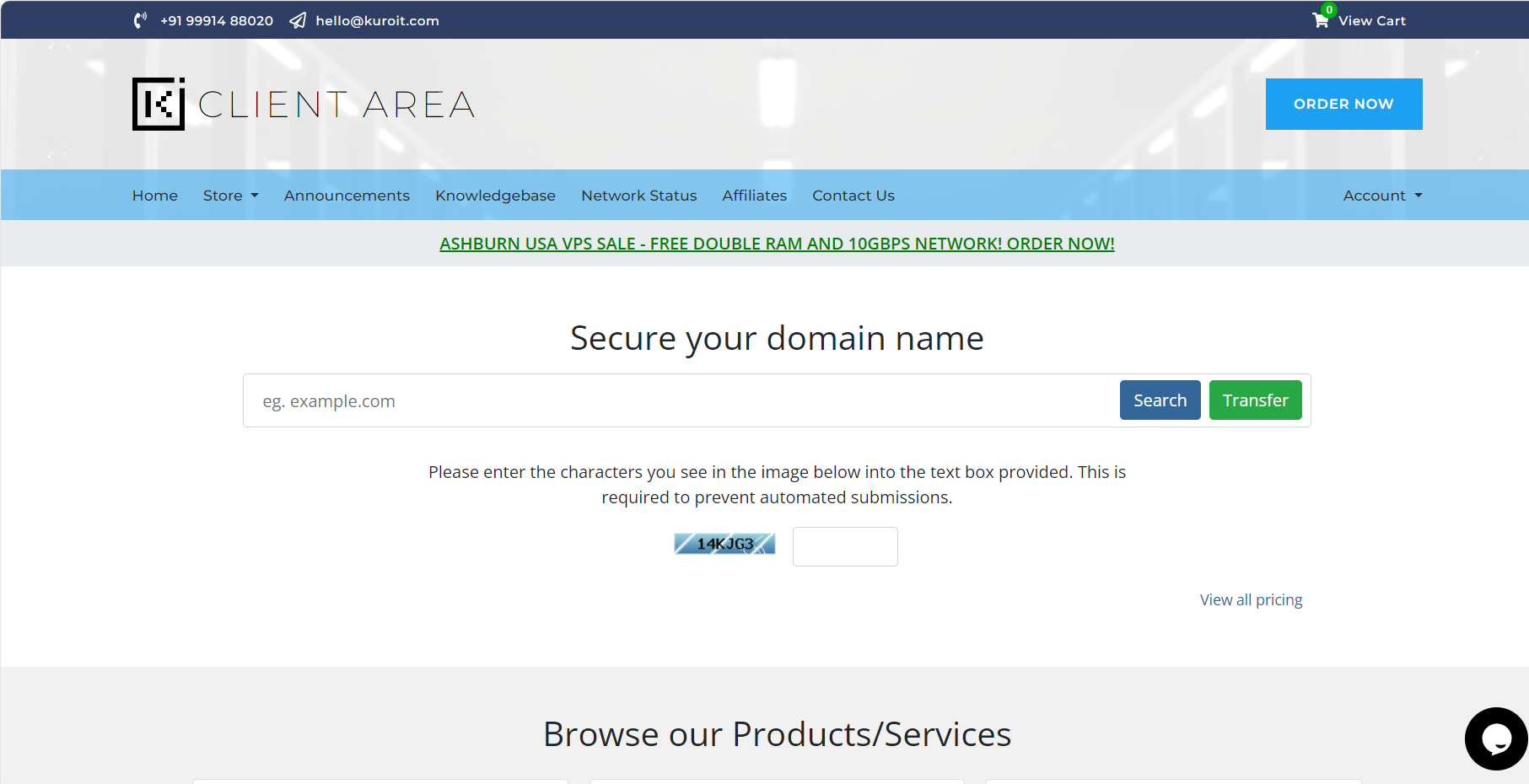Kuroit：日本VPS 七六折促销，1核1GB内存/15GB NVMe，1Gbps@1TB，高达160Gbps+ DDoS 保护，月付$2.9起